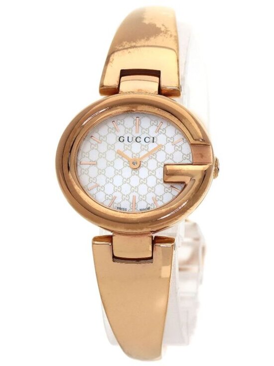 Gucci Jewelry - Gucci 134.5 GG Shell Bangle Watch Pgp